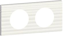 Рамка универсальная Legrand Celiane Corian 2-м. белый рельеф картинка